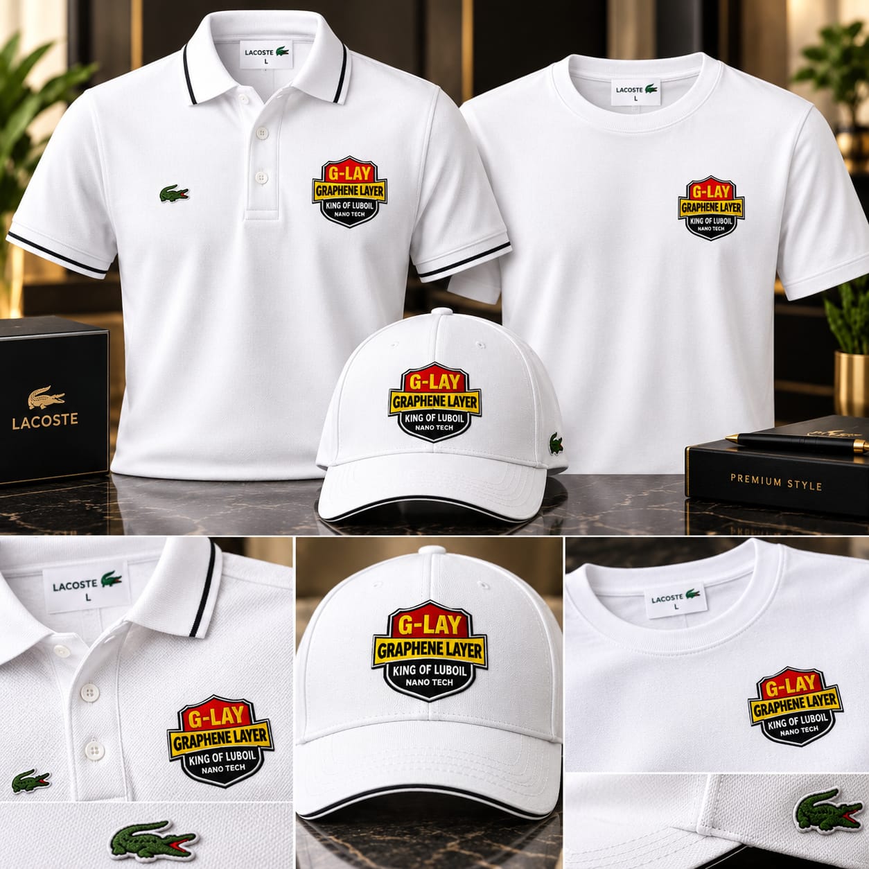 G-LAY distributor merchandise and branding